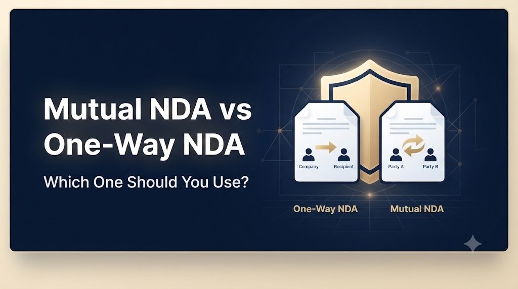 Mutual NDA vs One-Way NDA – which one should you use for your business relationship