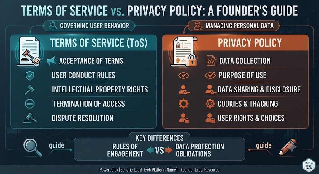 Terms of Service vs Privacy Policy: What’s the difference and why you need both