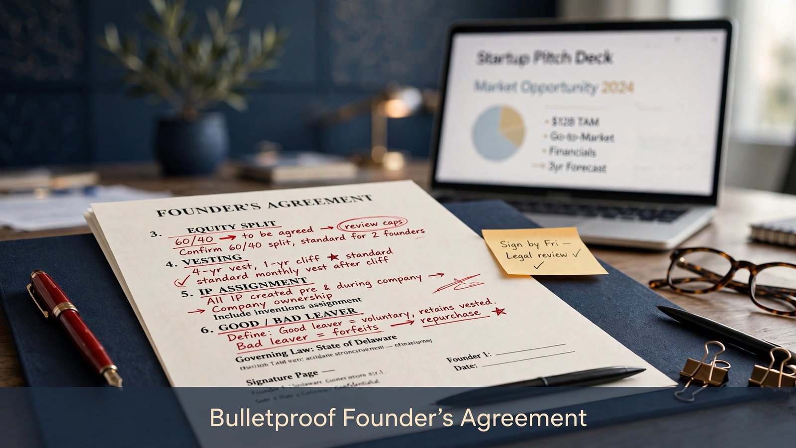 The Anatomy of a Bulletproof Founders Agreement