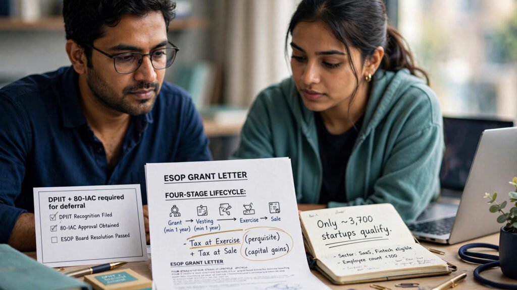 ESOP for startups legal and tax guide lifecycle