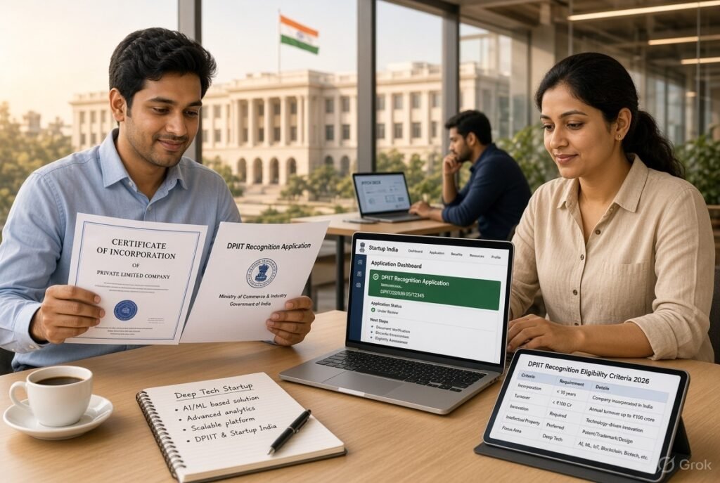 Startup India registration DPIIT guide 2026 eligibility process for startups