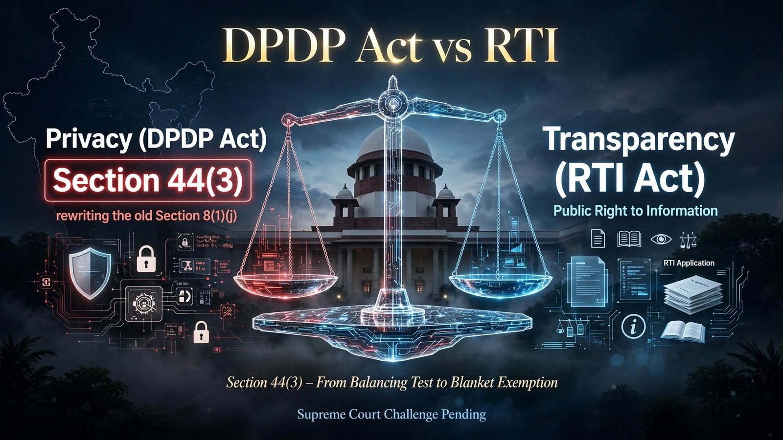 DPDP Act vs RTI: What Section 44(3) Means for Transparency and Your Business