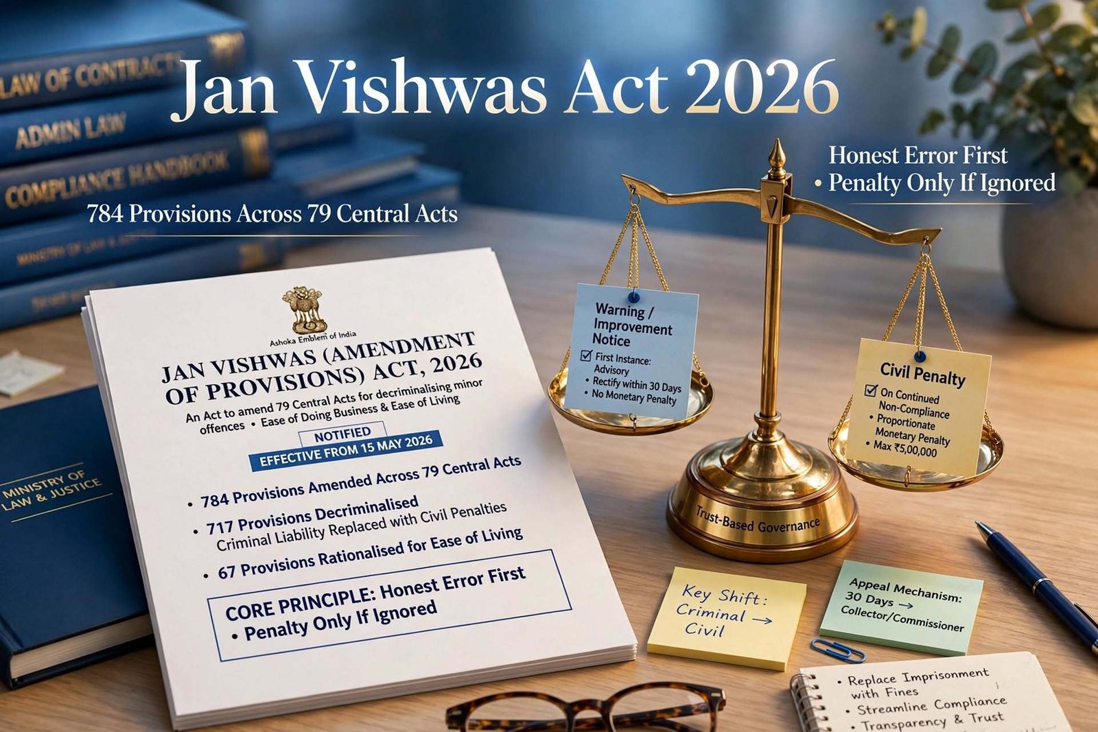 Jan Vishwas Act 2026: What Trust-Based Governance Means for MSMEs and Startups